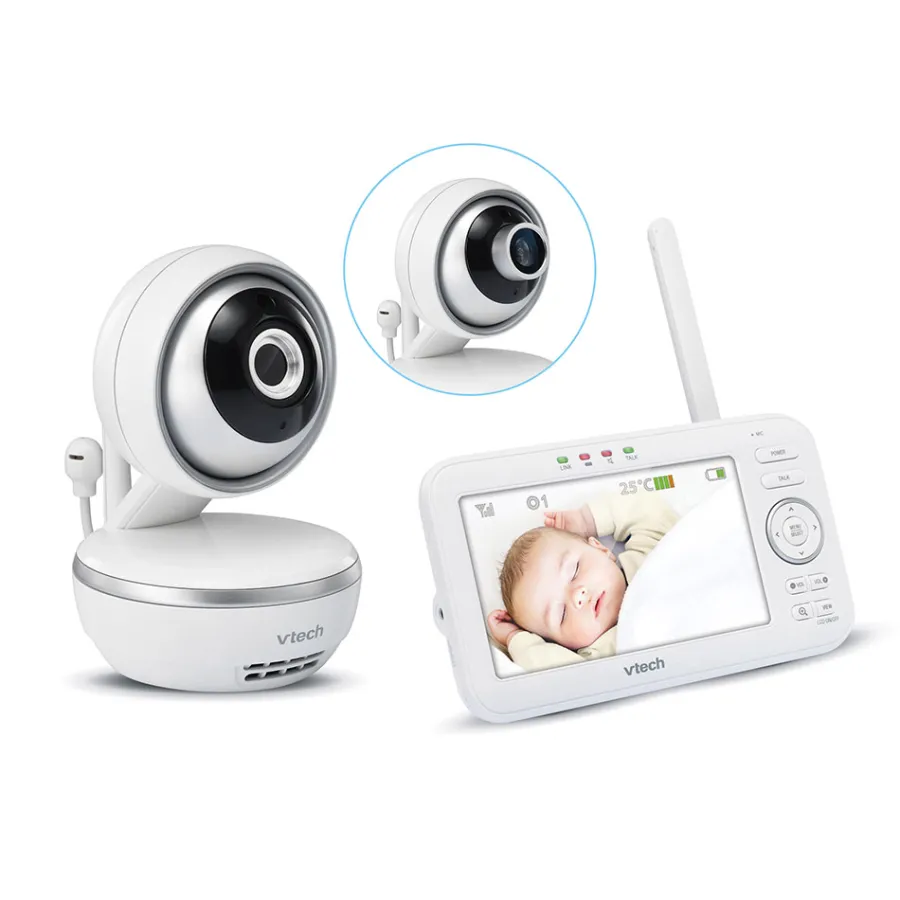 Safe And Sound Babyphone Camera Haute Definition - Ecoute-Bébé Video Avec Ecran- Babyphones