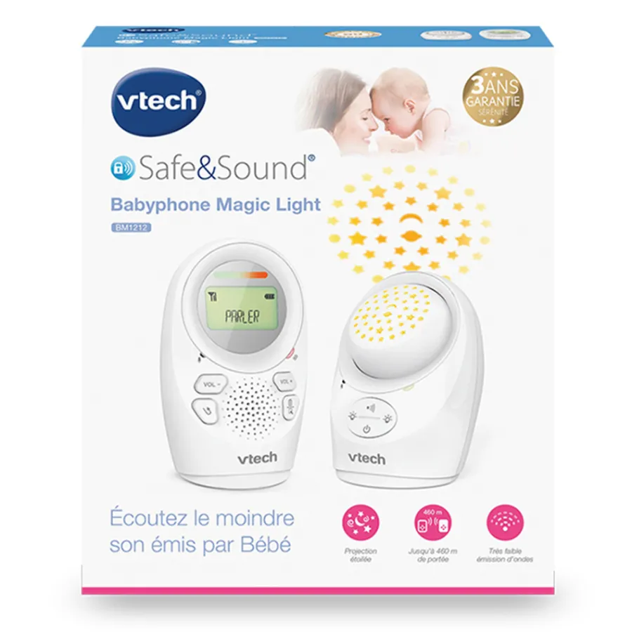 Safe And Sound Babyphone Magic Light - Bm1212 - Babyphone Audio- Babyphones