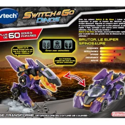Switch & Go Dinos Brutor Super Spinosaure- Voitures Dinos