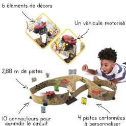 VTech Car-Board Racers - Circuit Monster Tracks- Voitures Dinos