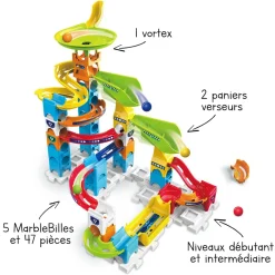 MarbleRush Circuit À Billes - Beginner Set S200- Circuit À Billes