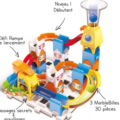 MarbleRush Circuit À Billes - Discovery Set Xs100- Circuit À Billes