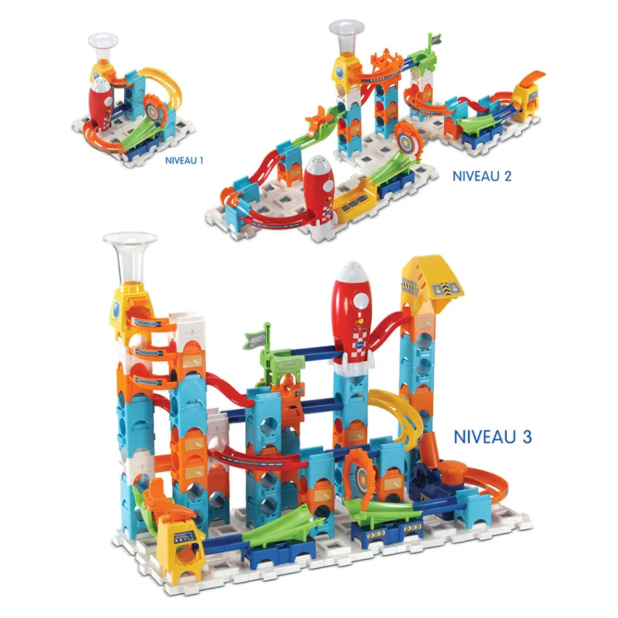 MarbleRush Circuit À Billes - Rocket Set Electronic M100E- Circuit À Billes
