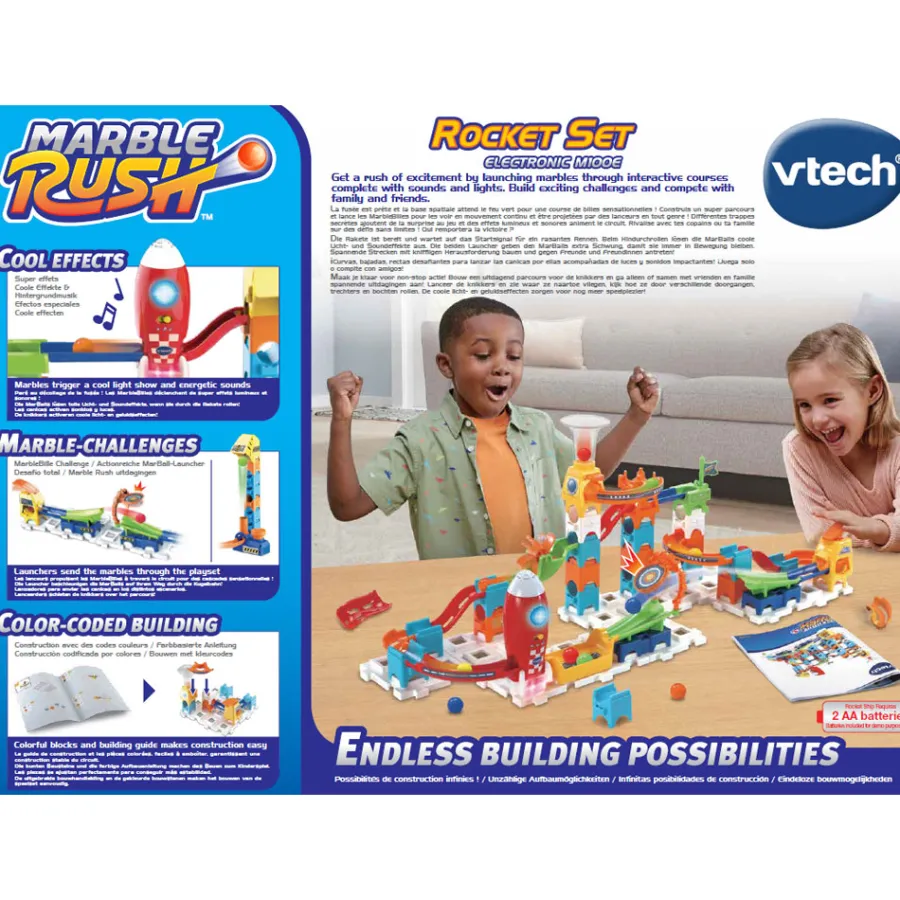 MarbleRush Circuit À Billes - Rocket Set Electronic M100E- Circuit À Billes
