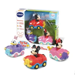Tut Tut Bolides Coffret Trio Minnie/Mickey (Cabrio Minnie + Cabrio Daisy+ Cabrio Mickey)- Voitures Jouets Garages Et Circuits