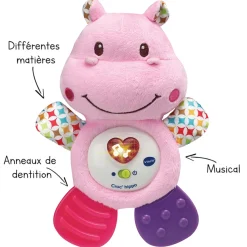 VTech Baby Croc'Hippo - Rose- Hochets Et Petits Jouets