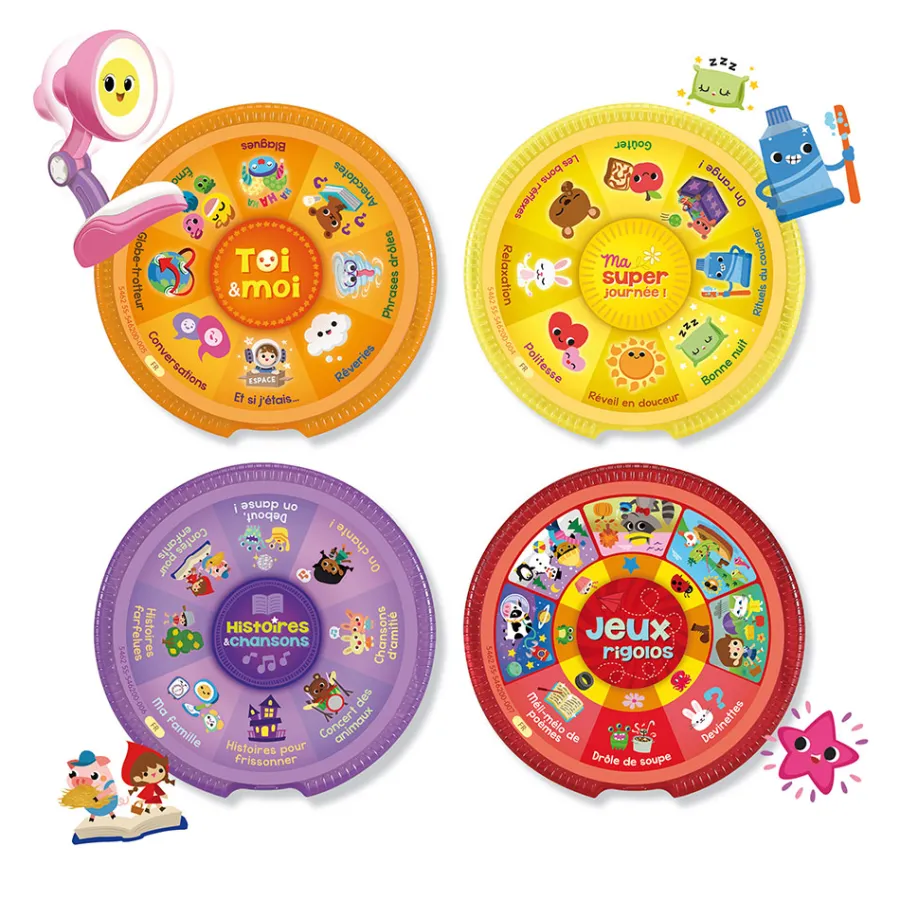 VTech Funny Sunny Rose - Compagnon Interactif- Conteurs D'Histoires
