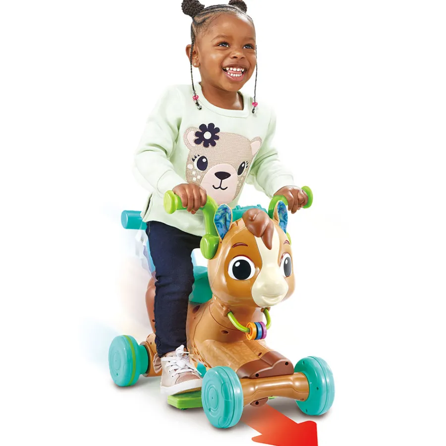 VTech Baby Joey, Mon Porteur Trotti-Magique (5 En 1)- Porteurs, Trotteurs