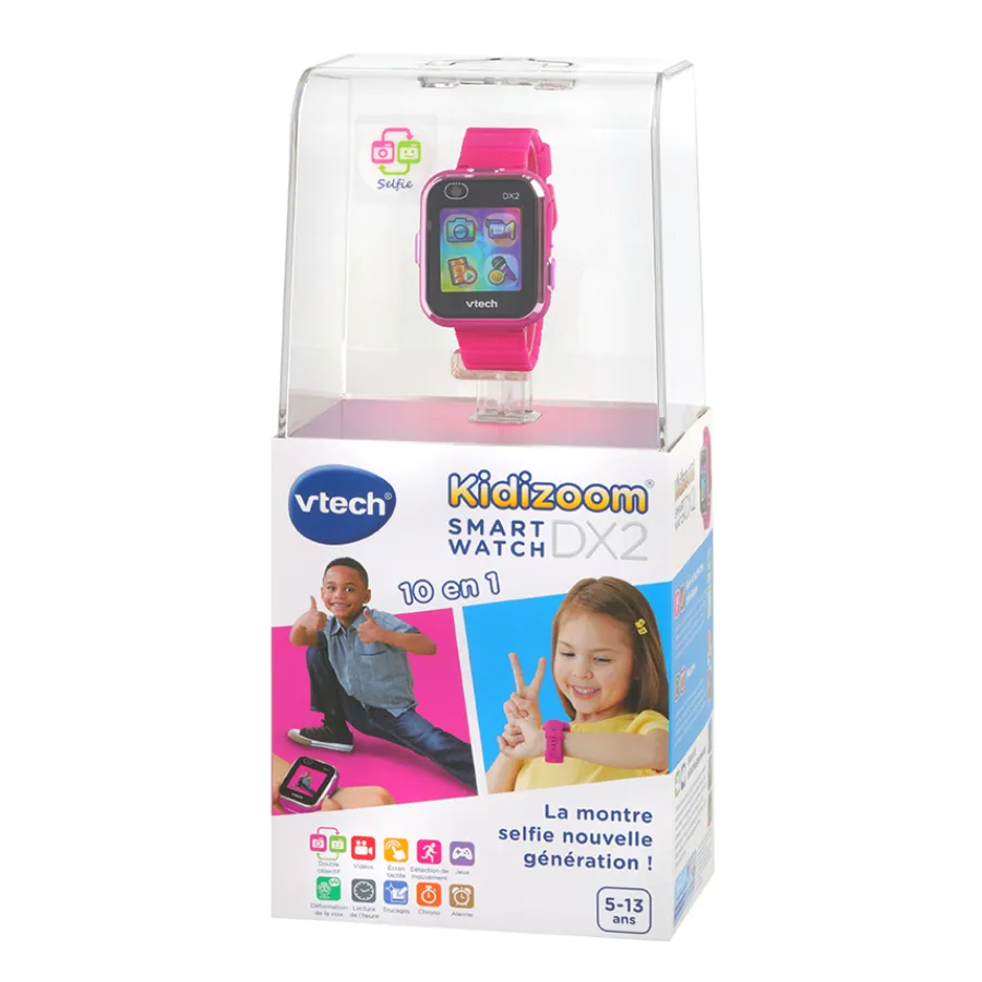 Kidizoom Smartwatch Dx2 Framboise - Appareil Photo Hd- Montres Smartwatch