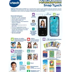 Kidizoom Snap Touch Bleu- Appareils Photos / Camera Enfant