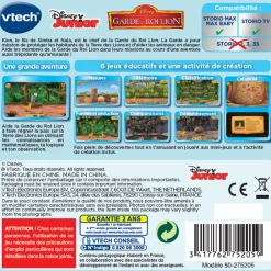 Storio La Garde Du Roi Lion - Cartouche De Jeu - Jeux Pour Tablette Enfant