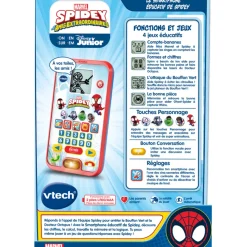 VTech Le Smartphone Educatif De Spidey- Pat'Patrouille, Peppa Pig, Bluey
