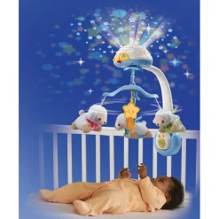 VTech Baby Lumi Mobile Compte-Moutons Bleu - Mobile Pour Bébé- Veilleuses Et Mobiles Bébé