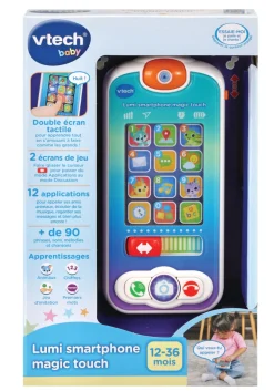 VTech Baby Lumi Smartphone Magic Touch - Telephone Interactif- Téléphones Et Télécommandes Bébé