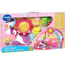 VTech Baby Lumi Tapis Des P'Tits Copains Rose - Tapis D'éveil- Tapis D'éveil Et Arches