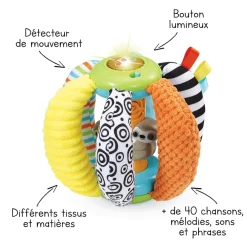 VTech Baby Lumi'Balle Sensorielle- Balles, Toupies Et Cubes