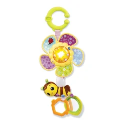 VTech Baby Ma Tourni Fleur D'éveil - Hochet Suspendu- Jouets Pour Siège Auto Et Poussette
