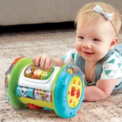 VTech Baby Magi Rouleau Tam-Tam 3 En 1- Balles, Toupies Et Cubes