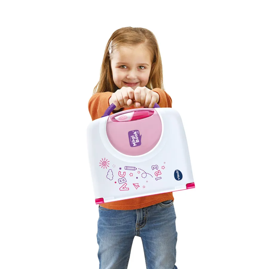 Magibook V2 - Starter Pack Rose + Livre Cory Bolides- Jeux Pour Apprendre À Lire, Compter, Écrire