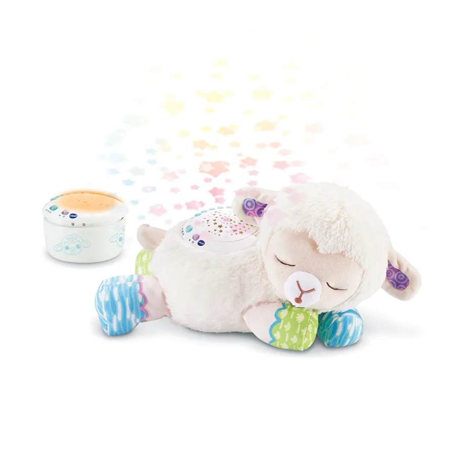 VTech Baby Manon, Lumi Mouton Nuit Etoilee 3 En 1 - Veilleuse En Peluche- Veilleuses Et Mobiles Bébé