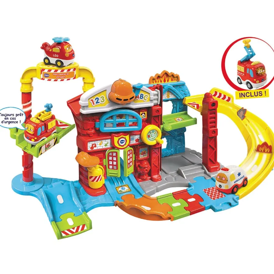 Tut Tut Bolides Maxi Caserne De Pompiers Interactive - - Voitures Jouets Garages Et Circuits