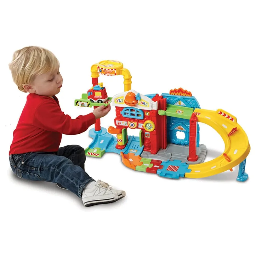 Tut Tut Bolides Maxi Caserne De Pompiers Interactive - - Voitures Jouets Garages Et Circuits