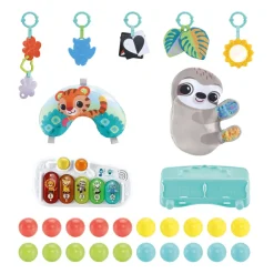 VTech Baby Maxi Tapis D'éveil Sensoriel 7 En 1- Tapis D'éveil Et Arches