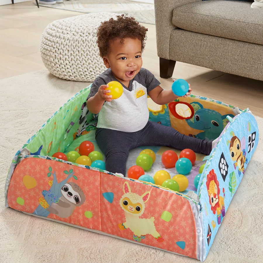 VTech Baby Maxi Tapis D'éveil Sensoriel 7 En 1- Tapis D'éveil Et Arches