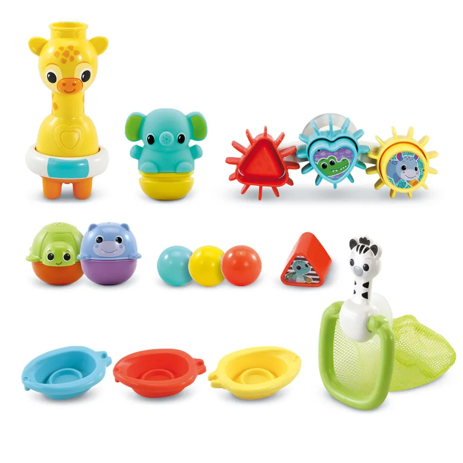 VTech Maxi-Coffret De Bain Multiactivite- Jouet De Bain