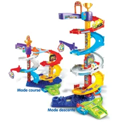 Tut Tut Bolides Mega Circuit Spirales 2 En 1 + Titouan, Fou Du Volant- Voitures Jouets Garages Et Circuits