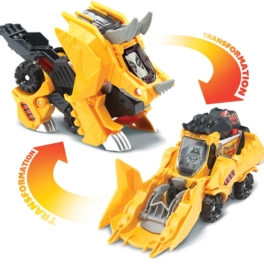 Switch & Go Dinos Molops Super Triceratops- Voitures Dinos