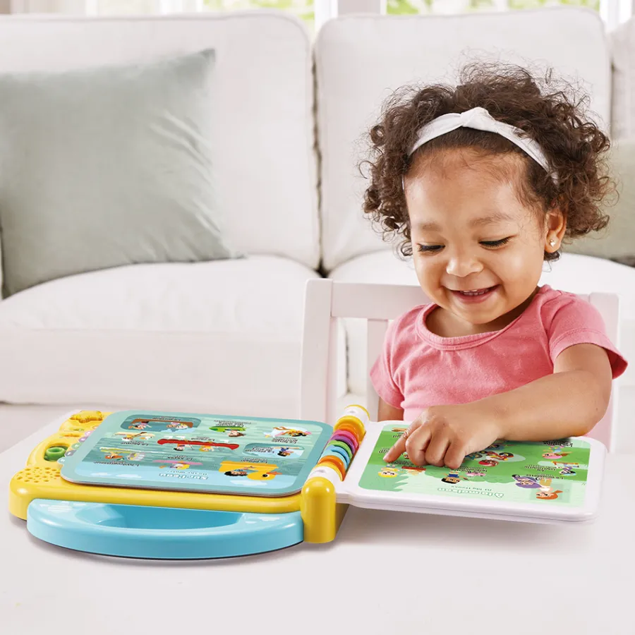 VTech Baby Mon Imagier Bilingue - 100 Véhicules- Livres Pour Bébé