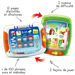 VTech Baby Mon Imagi'Tablette Interactive- Livres Pour Bébé