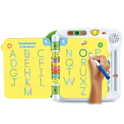 VTech Mon Livre D'activités Interactif - J'Ecris, Je Joue Et J'Apprends- Jeux Pour Apprendre À Lire, Compter, Écrire