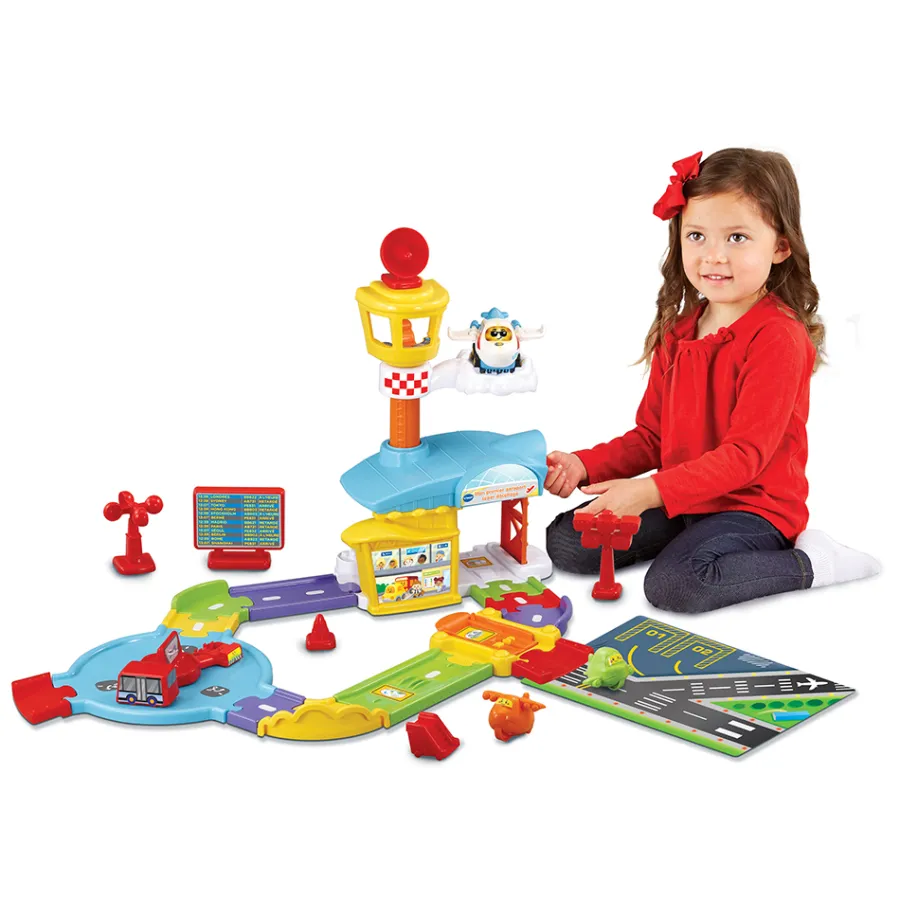 Tut Tut Bolides Mon Premier Aeroport Super Decollage + Eliott Super Pilote- Voitures Jouets Garages Et Circuits