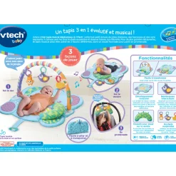 VTech Baby Mon Tapis Musical Elephanteau - Baby Loulous- Tapis D'éveil Et Arches