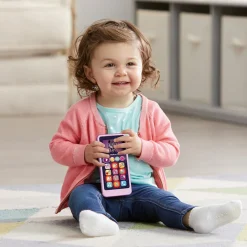 VTech Baby Mon Telephone Emoti'Fun Rose - Telephone D'Imitation- Téléphones Et Télécommandes Bébé