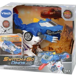 Switch & Go Dinos Oxor, Super Therizinosaure- Voitures Dinos