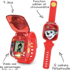 VTech Pat Patrouille - La Montre-Jeu Interactive De Marcus- Montres Pour Enfants