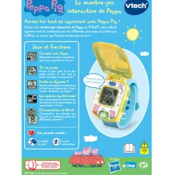 VTech Peppa Pig - La Montre Jeu Interactive De Peppa- Montres Pour Enfants