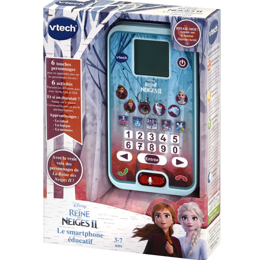Storio Reine Des Neiges 2 - Le Smartphone Educatif- Pat'Patrouille, Peppa Pig, Bluey