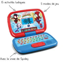 VTech Spidey - Mon Ordi Educatif- Pat'Patrouille, Peppa Pig, Bluey