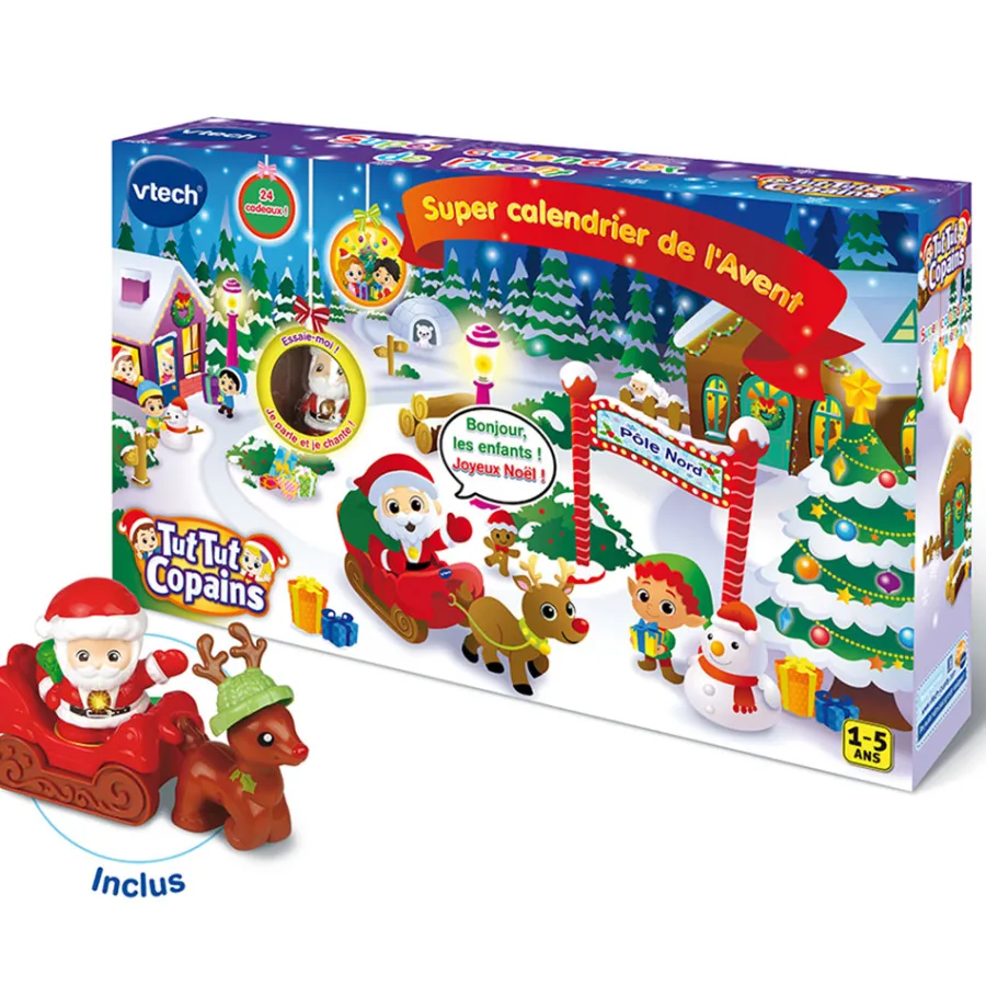 Tut Tut Animo Super Calendrier De L'Avent Pere Noel - Tut Tut Copains- Personnages Et Univers Interactifs