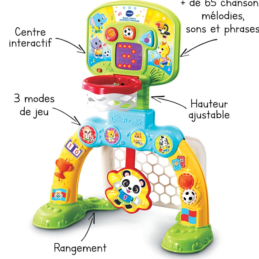 VTech Baby Super Centre Multisport Interactif- Tables D'activités