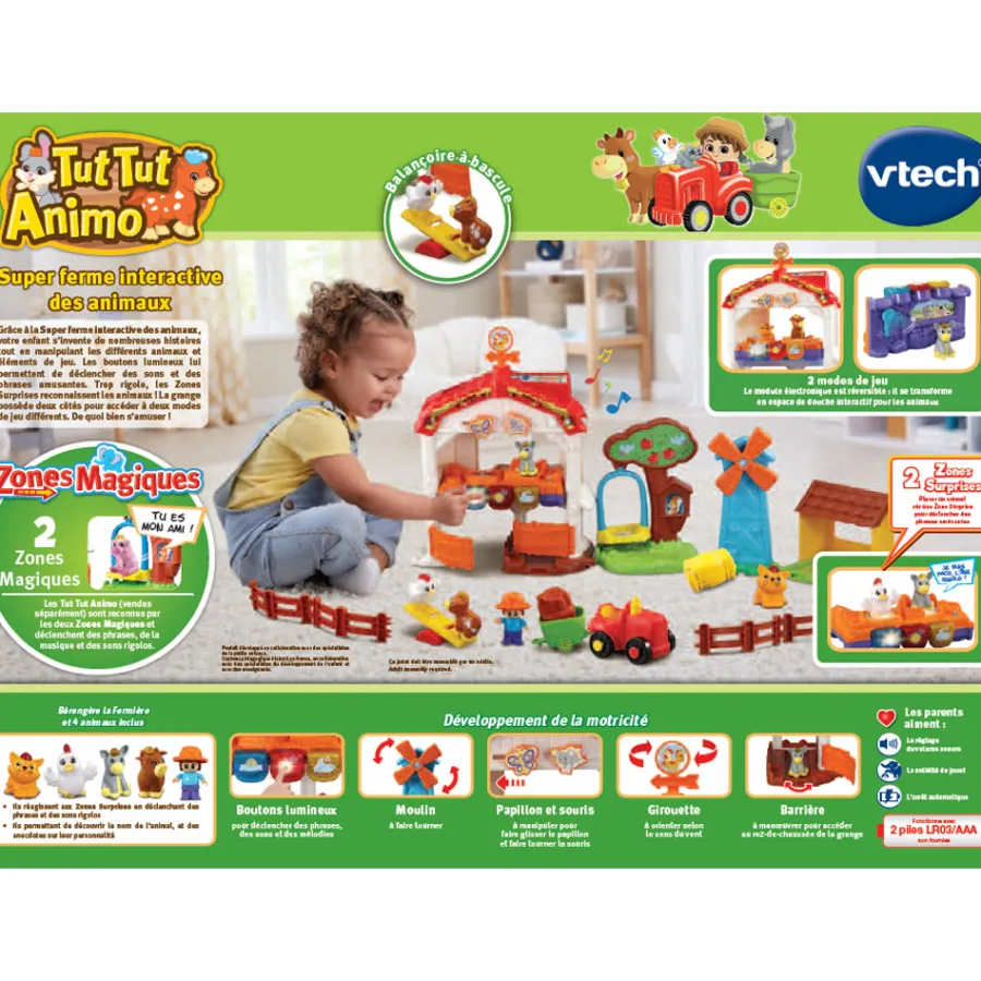 Tut Tut Animo Super Ferme Interactive Des Animaux - - Animaux Et Leurs Univers