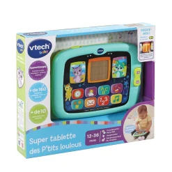 VTech Baby Super Tablette Des P'Tits Loulous - Tablette Interactive Bébé- Ordis Et Tablettes Pour Bébé
