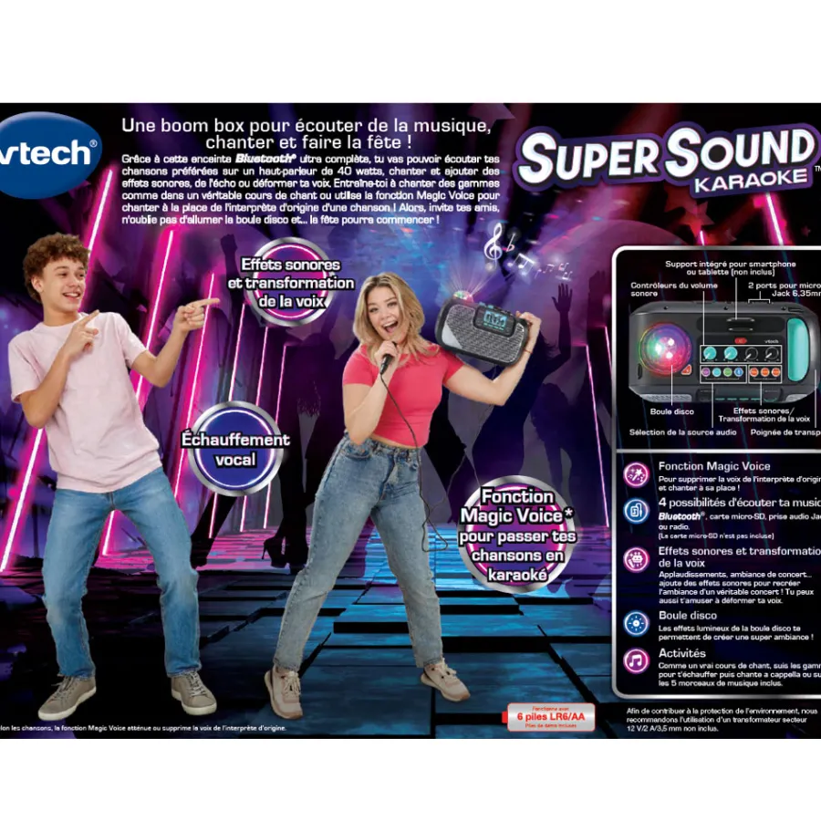 Kidi Supersound Karaoke- Micros Pour Enfant / Audio