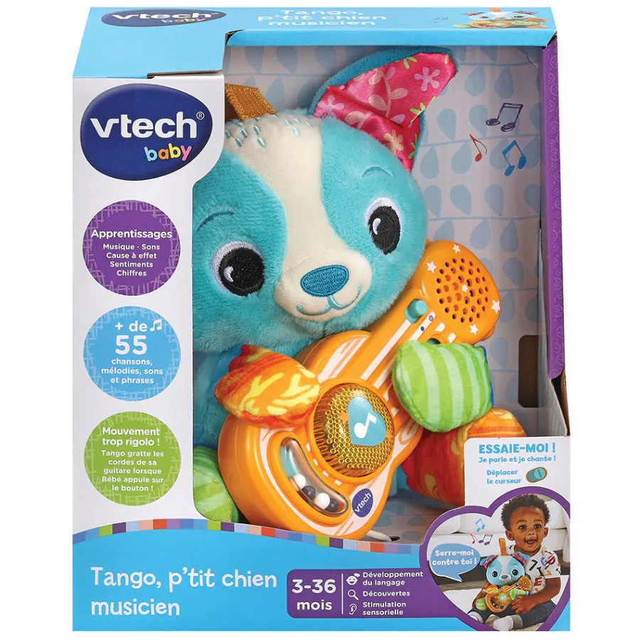 VTech Baby Tango, P'Tit Chien Musicien- Peluches Et Doudous