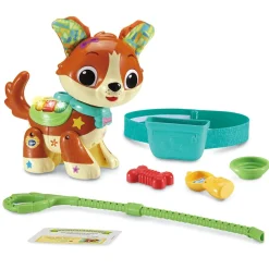 VTech Baby Titou, Mon Toutou Balade Magique- Animaux Interactifs