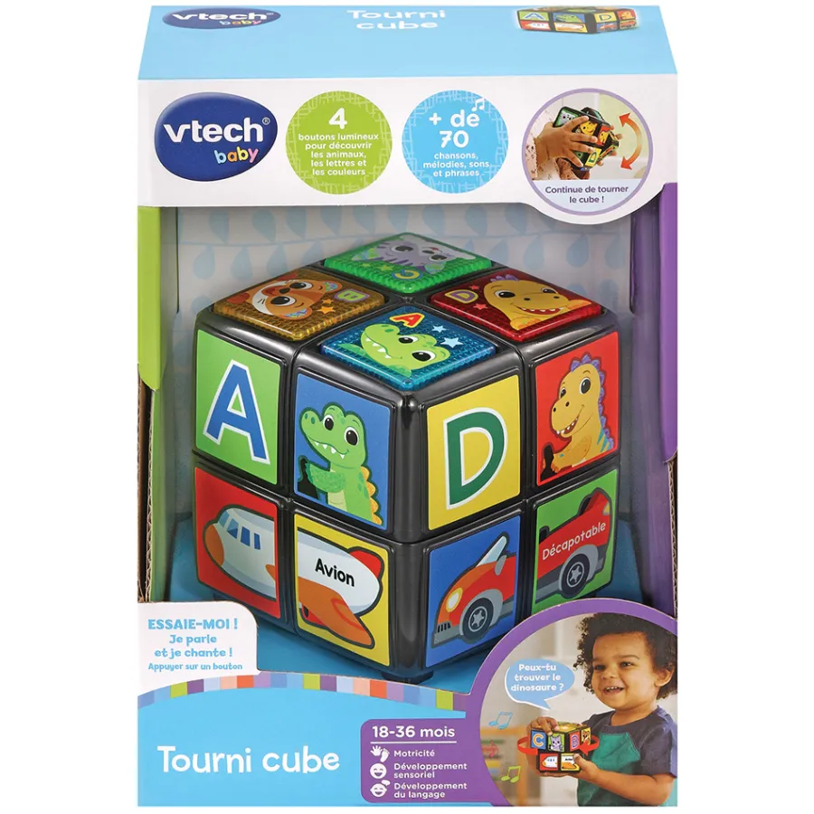 VTech Baby Tourni Cube- Balles, Toupies Et Cubes